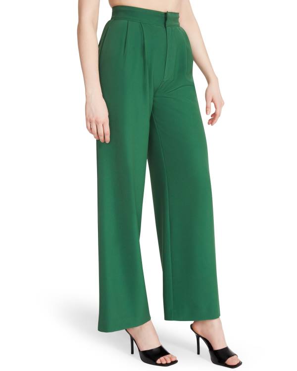 Steve Madden High Waisted Trouser Pantolon Kadın Yeşil | SM-382QM