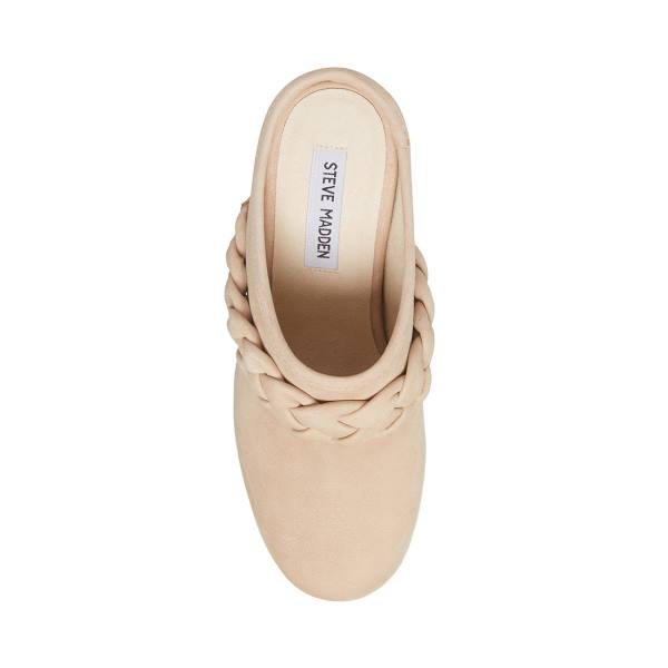 Steve Madden Highland Tan Nubuck Heel Topuklu Ayakkabı Kadın Kahverengi | SM-205DZ