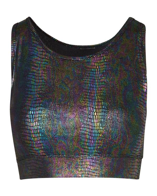 Steve Madden Iridescent Sports Bra Üstler Kadın Siyah | SM-583UM