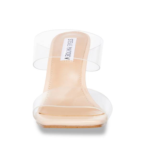 Steve Madden Isa Heel Topuklu Ayakkabı Kadın Clear | SM-041ZY