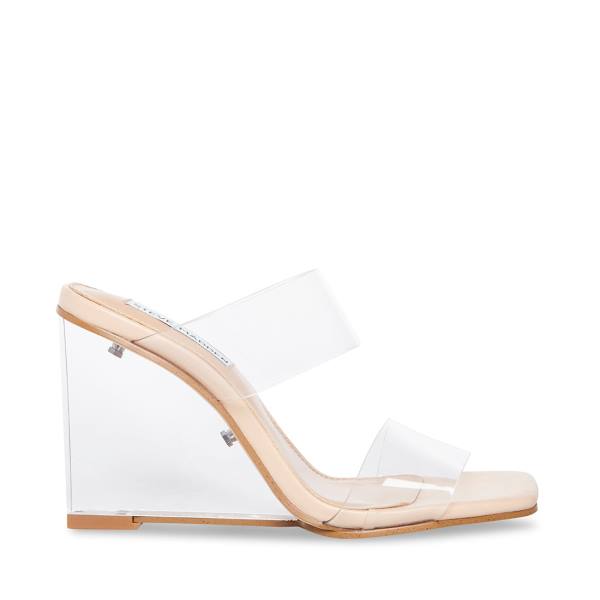 Steve Madden Isa Heel Topuklu Ayakkabı Kadın Clear | SM-041ZY