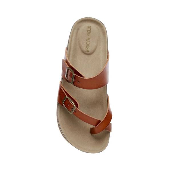 Steve Madden Jbeached Cognac Sandalet Çocuk Kahverengi | SM-468RF