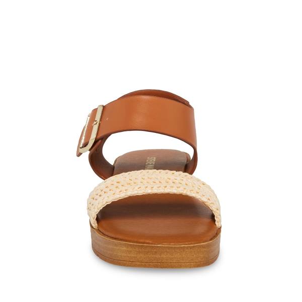 Steve Madden Jdestind Raffia Sandalet Çocuk Kahverengi | SM-314TY