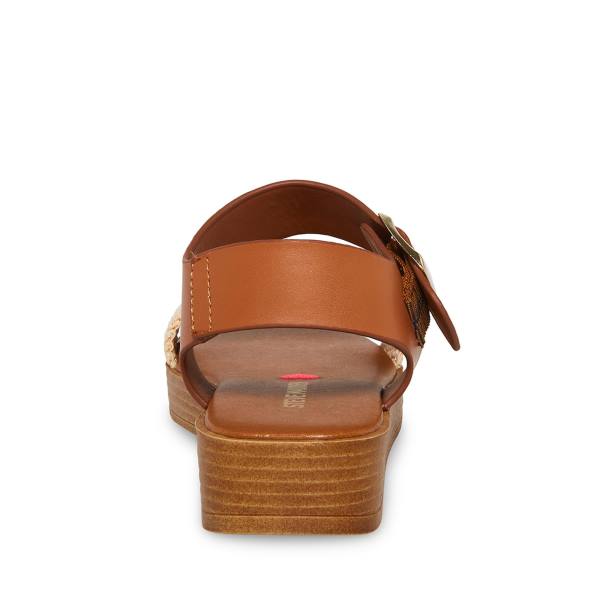 Steve Madden Jdestind Raffia Sandalet Çocuk Kahverengi | SM-314TY