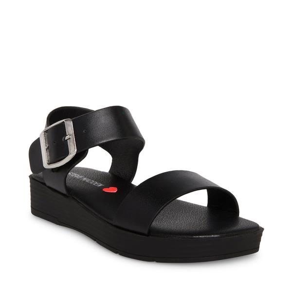 Steve Madden Jdestind Sandalet Çocuk Siyah | SM-982OF