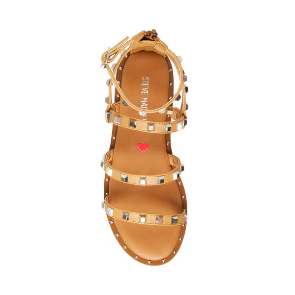 Steve Madden Jtravel Tan Sandalet Çocuk Kahverengi | SM-597NO