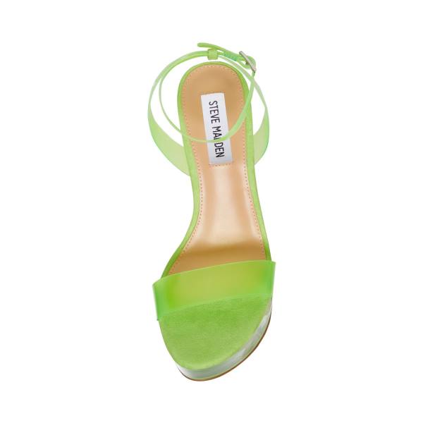 Steve Madden Julien Lime Heel Topuklu Ayakkabı Kadın Açık Yeşil | SM-461UZ