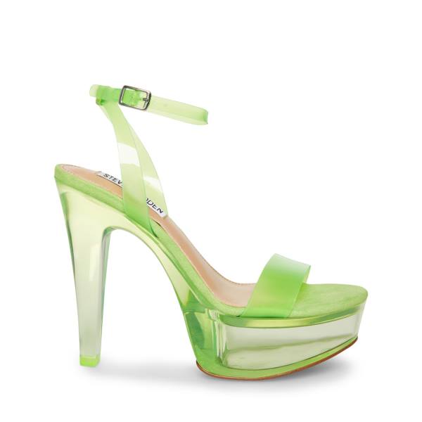 Steve Madden Julien Lime Heel Topuklu Ayakkabı Kadın Açık Yeşil | SM-461UZ