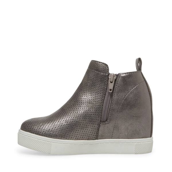 Steve Madden Jwrangle Pewter Spor Ayakkabı Çocuk Mavi Gri | SM-436JI