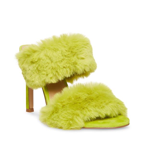 Steve Madden Kaila Lime Heel Topuklu Ayakkabı Kadın Açık Yeşil | SM-801BY