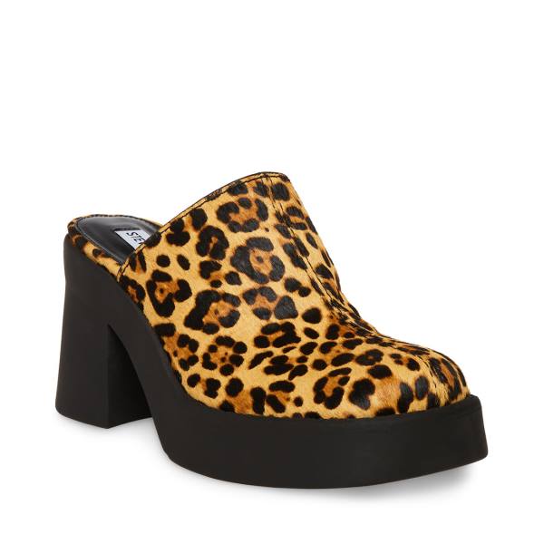 Steve Madden Kam Leopard Heel Topuklu Ayakkabı Kadın Leopar | SM-175OV