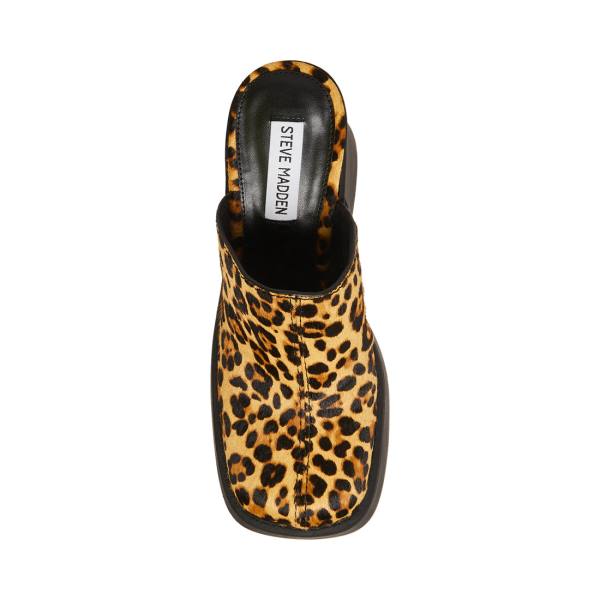 Steve Madden Kam Leopard Heel Topuklu Ayakkabı Kadın Leopar | SM-175OV