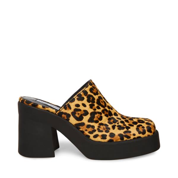 Steve Madden Kam Leopard Heel Topuklu Ayakkabı Kadın Leopar | SM-175OV