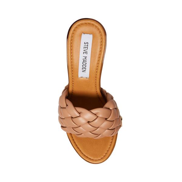 Steve Madden Kashtyn Tan Heel Topuklu Ayakkabı Kadın Bej Rengi | SM-936PJ