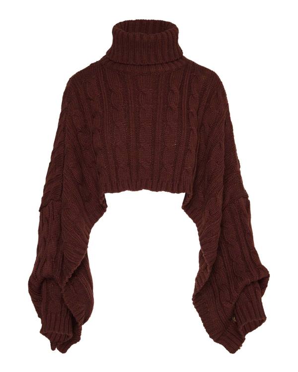 Steve Madden Kazak Poncho Üstler Kadın Kahverengi | SM-053CV