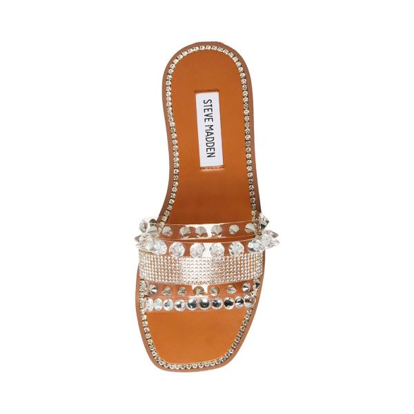 Steve Madden Leandra Sandalet Kadın Clear | SM-704BM