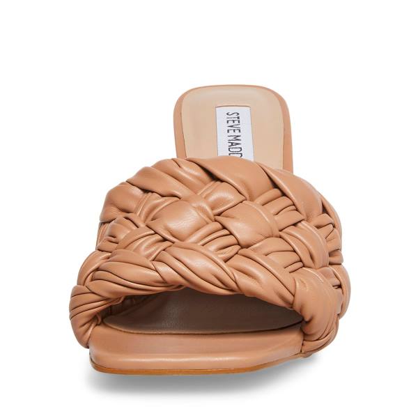 Steve Madden Leilani Tan Heel Topuklu Ayakkabı Kadın Bej Rengi | SM-987MS