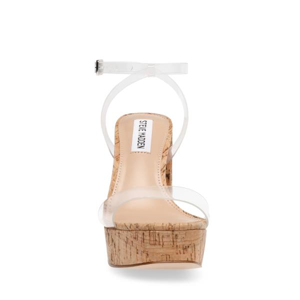 Steve Madden Lessa Heel Topuklu Ayakkabı Kadın Clear | SM-023XN