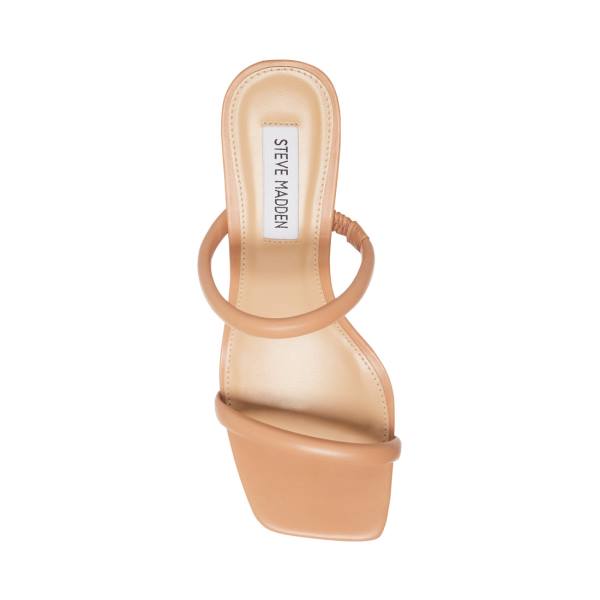 Steve Madden Lilah Tan Heel Topuklu Ayakkabı Kadın Kahverengi | SM-150CU