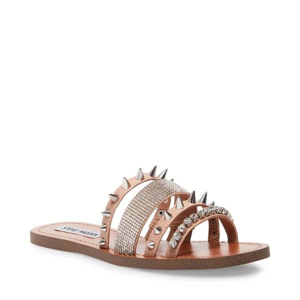 Steve Madden Lindy Natural Sandalet Kadın Bej Rengi Renkli | SM-645CO