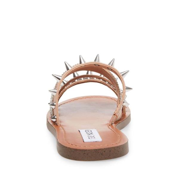 Steve Madden Lindy Natural Sandalet Kadın Bej Rengi Renkli | SM-645CO