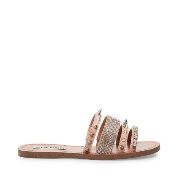 Steve Madden Lindy Natural Sandalet Kadın Bej Rengi Renkli | SM-645CO