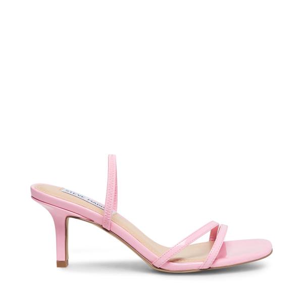 Steve Madden Loft Rugan Heel Topuklu Ayakkabı Kadın Pembe | SM-063TA