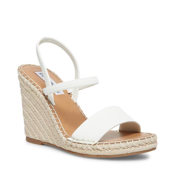 Steve Madden Mckenzie Sandalet Kadın Beyaz | SM-073YE