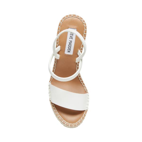 Steve Madden Mckenzie Sandalet Kadın Beyaz | SM-073YE