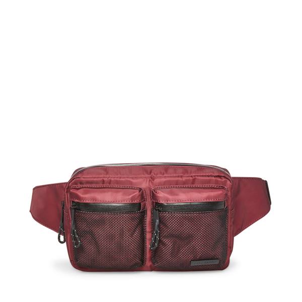 Steve Madden Mesh Fanny Pack Burgundy El Çantası Erkek Bordo | SM-675XQ