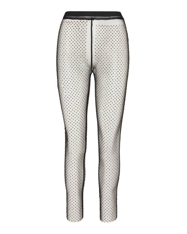 Steve Madden Mesh Rhinestone Pants Pantolon Kadın Siyah | SM-948JF