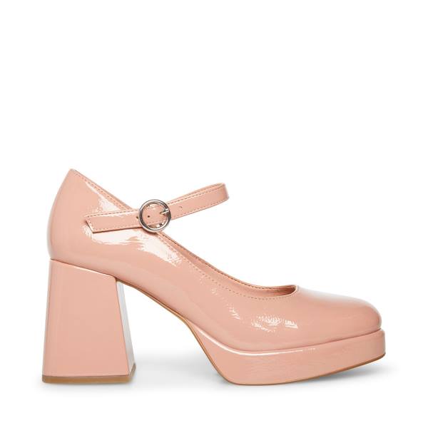 Steve Madden Mingle Rugan Heel Topuklu Ayakkabı Kadın Pembe | SM-608YE