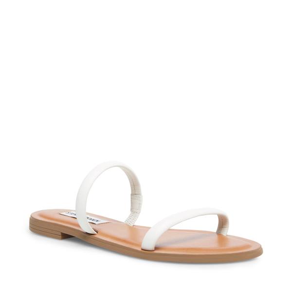 Steve Madden Myla Deri Sandalet Kadın Beyaz | SM-290VA