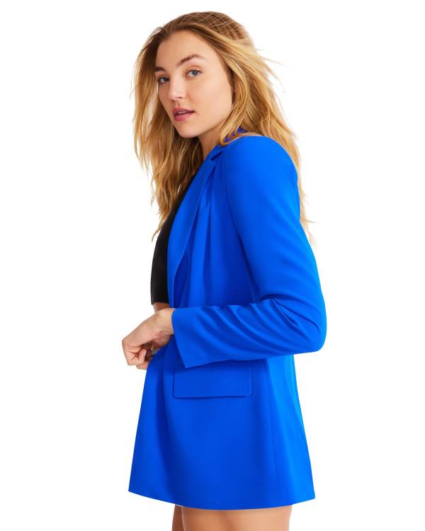 Steve Madden Neon Blazer Ceket Kadın Mavi | SM-743AV