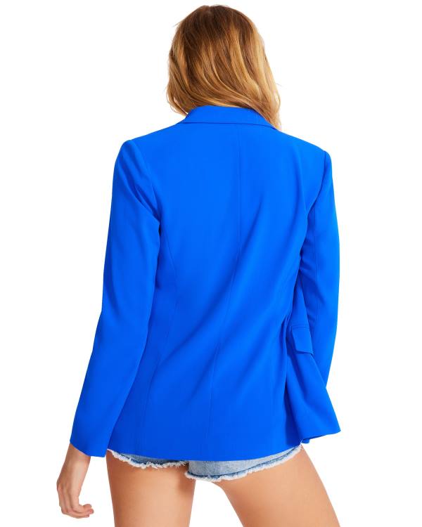 Steve Madden Neon Blazer Ceket Kadın Mavi | SM-743AV