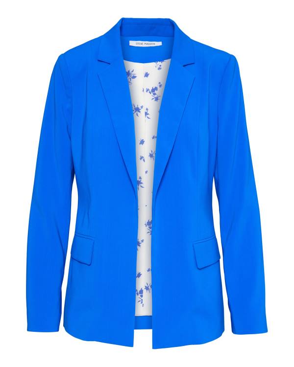 Steve Madden Neon Blazer Ceket Kadın Mavi | SM-743AV