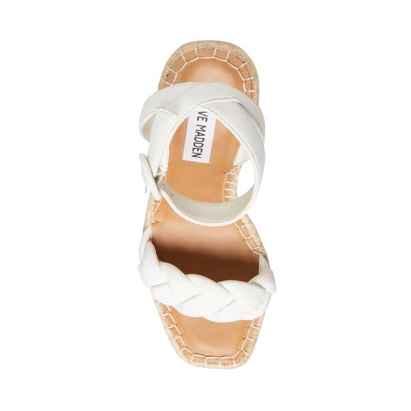 Steve Madden Novah Sandalet Kadın Beyaz | SM-983KZ