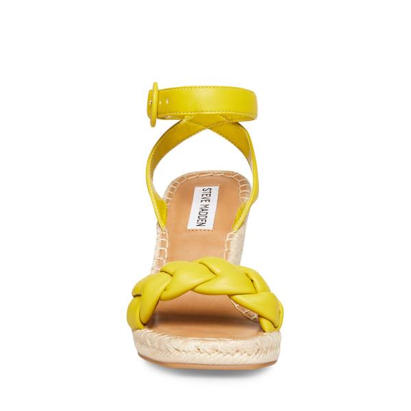 Steve Madden Novah Sandalet Kadın Sarı | SM-745PN