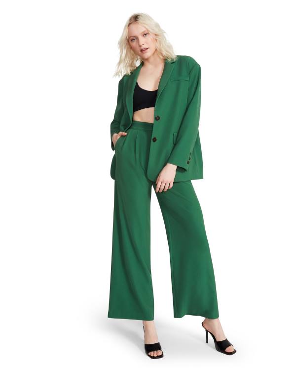 Steve Madden Oversized Blazer Ceket Kadın Yeşil | SM-690OG