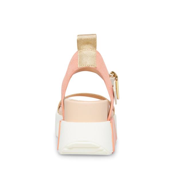 Steve Madden Pastry Blush Sandalet Kadın Pembe Renkli | SM-708BY