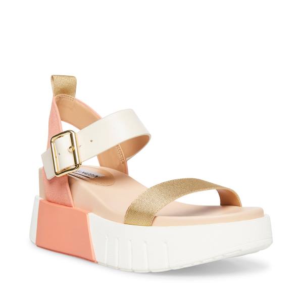 Steve Madden Pastry Blush Sandalet Kadın Pembe Renkli | SM-708BY