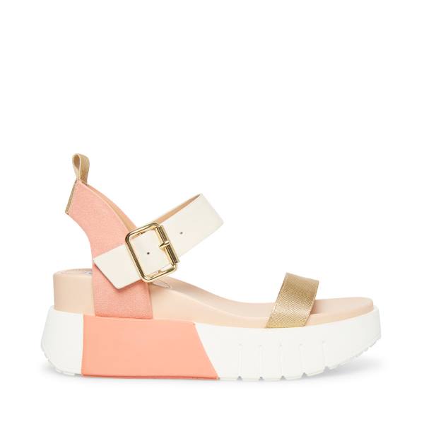 Steve Madden Pastry Blush Sandalet Kadın Pembe Renkli | SM-708BY