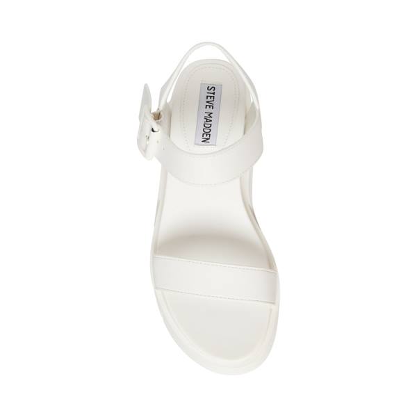 Steve Madden Pastry Sandalet Kadın Beyaz | SM-249QL