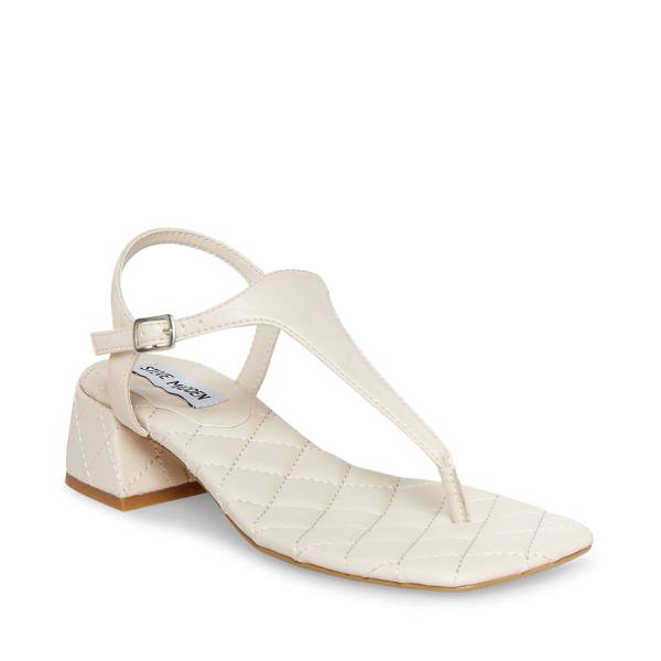 Steve Madden Pepper Bone Sandalet Kadın Bej Rengi | SM-320MW