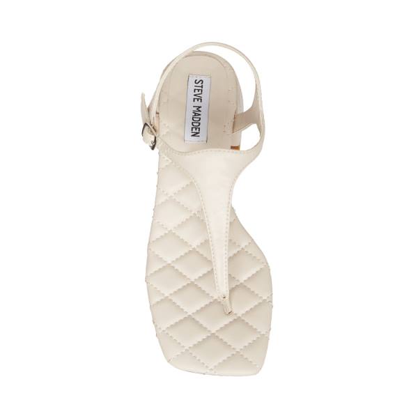 Steve Madden Pepper Bone Sandalet Kadın Bej Rengi | SM-320MW