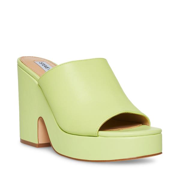 Steve Madden Sally Lime Heel Topuklu Ayakkabı Kadın Açık Yeşil | SM-475BF