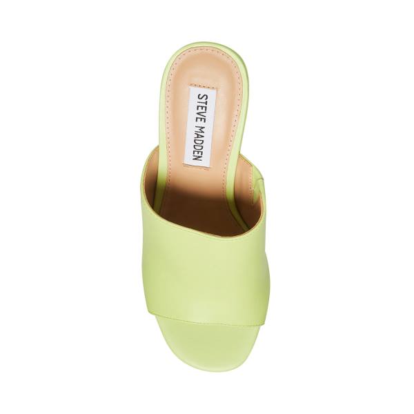 Steve Madden Sally Lime Heel Topuklu Ayakkabı Kadın Açık Yeşil | SM-475BF