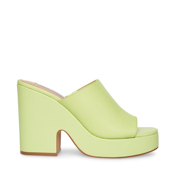 Steve Madden Sally Lime Heel Topuklu Ayakkabı Kadın Açık Yeşil | SM-475BF