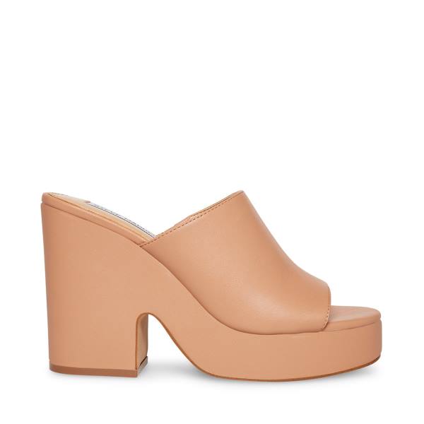 Steve Madden Sally Tan Heel Topuklu Ayakkabı Kadın Koyu Kahverengi | SM-495XT