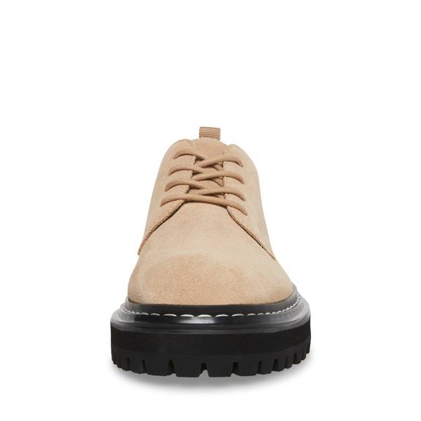 Steve Madden Sebastian Sand Süet Loafer Ayakkabı Kadın Kahverengi | SM-921NU